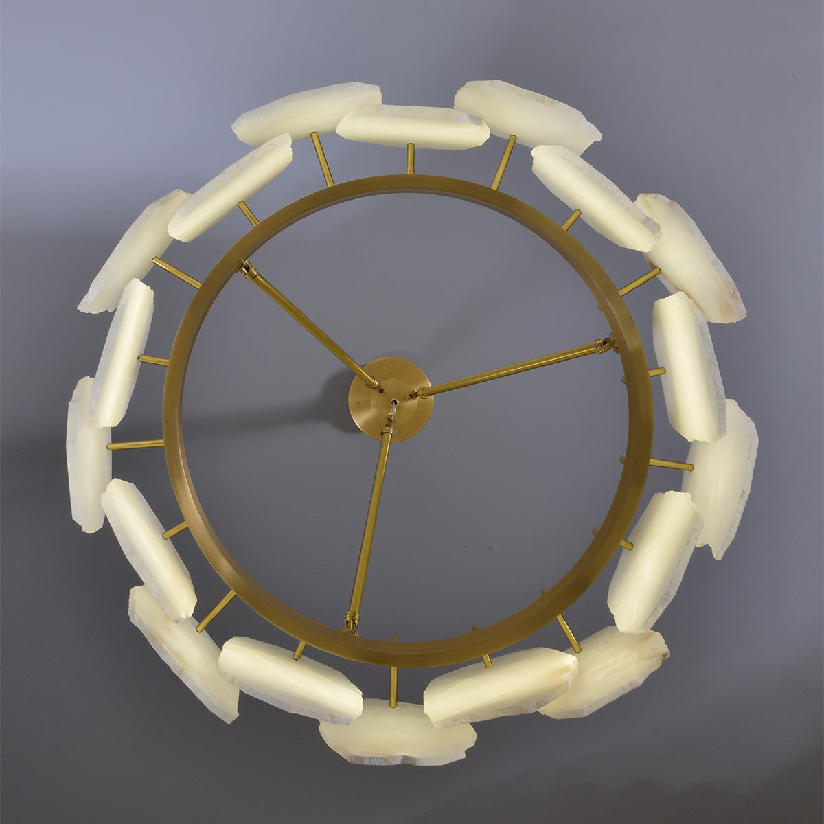 Round Marble Chandelier