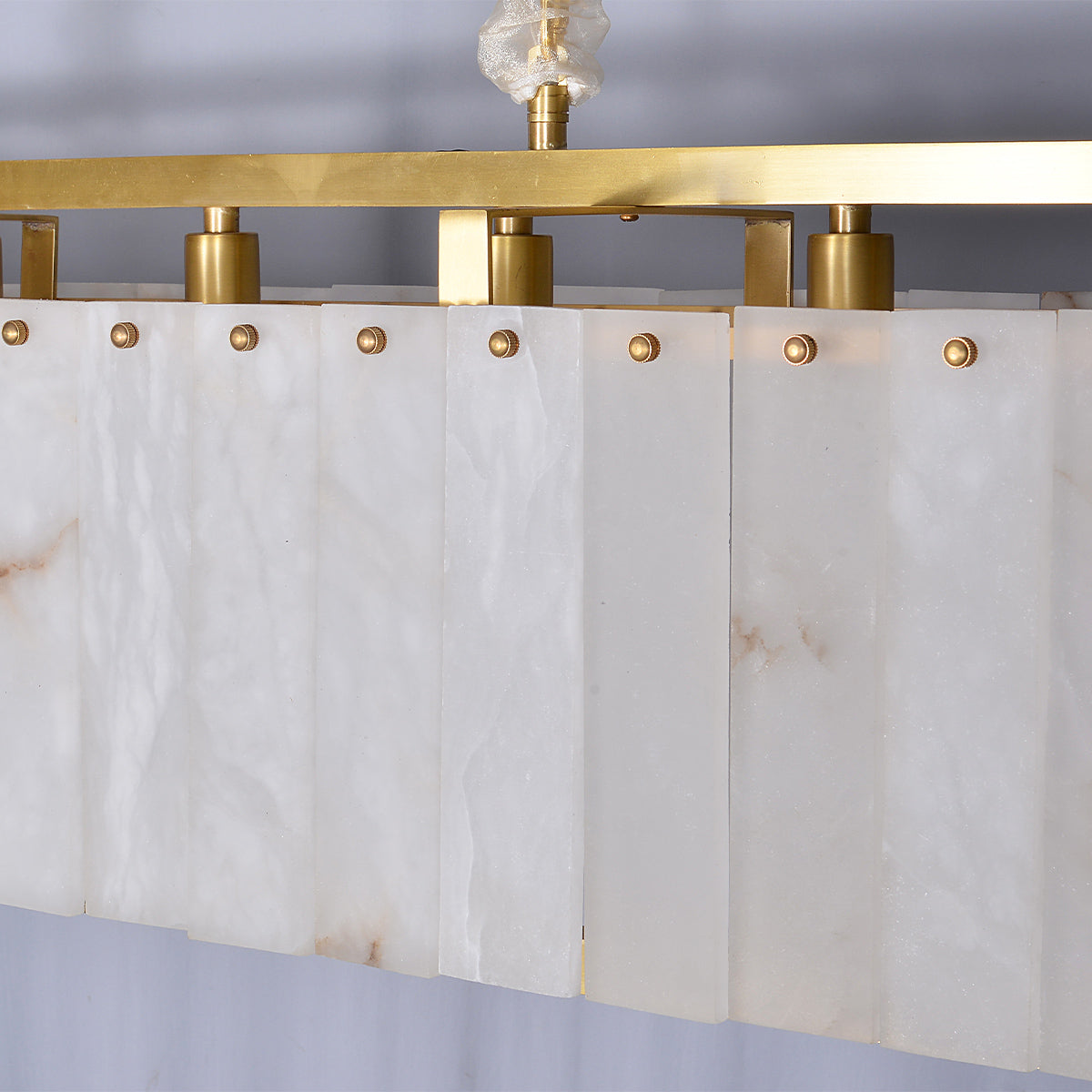 Rectangular Gypsum Chandelier