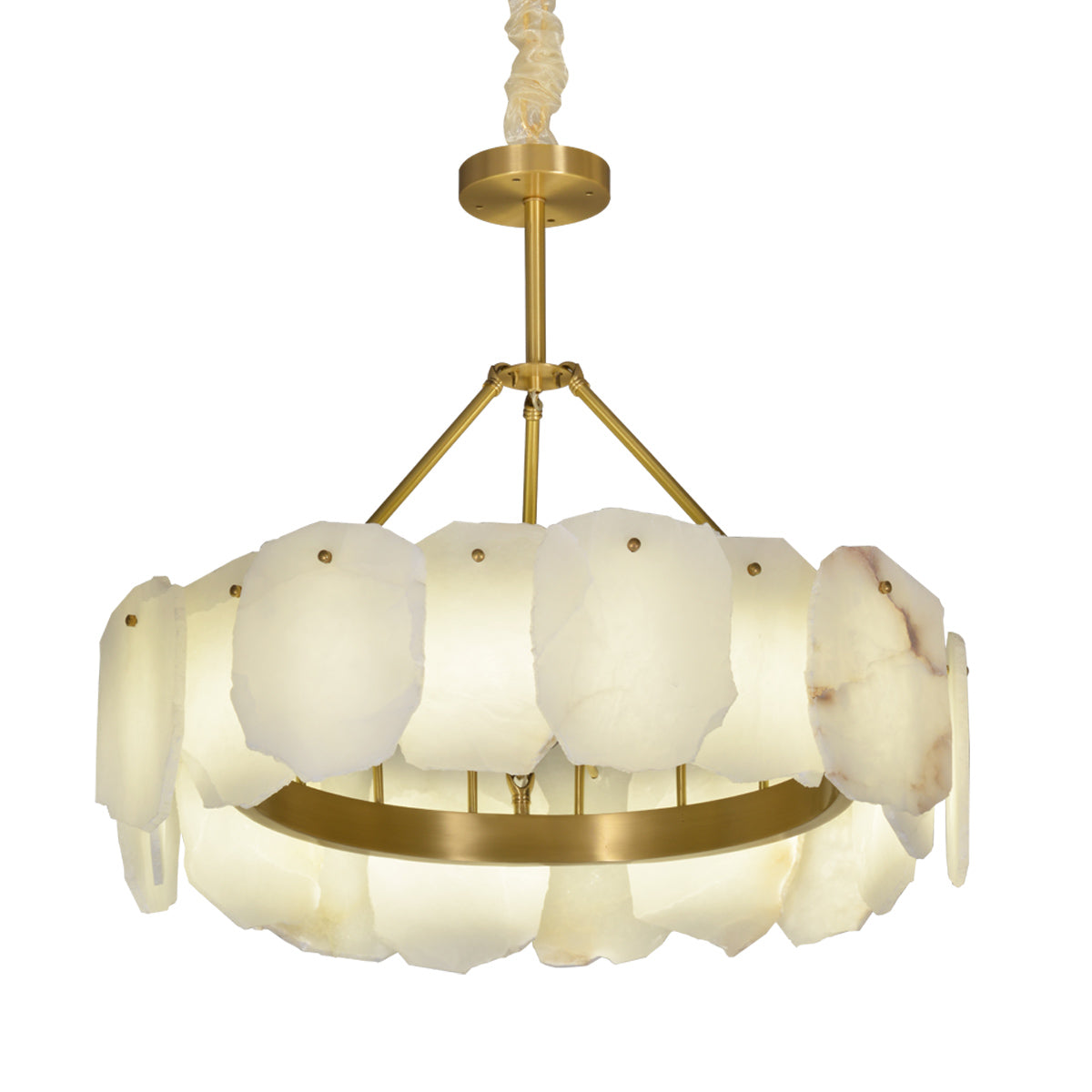Round Marble Chandelier