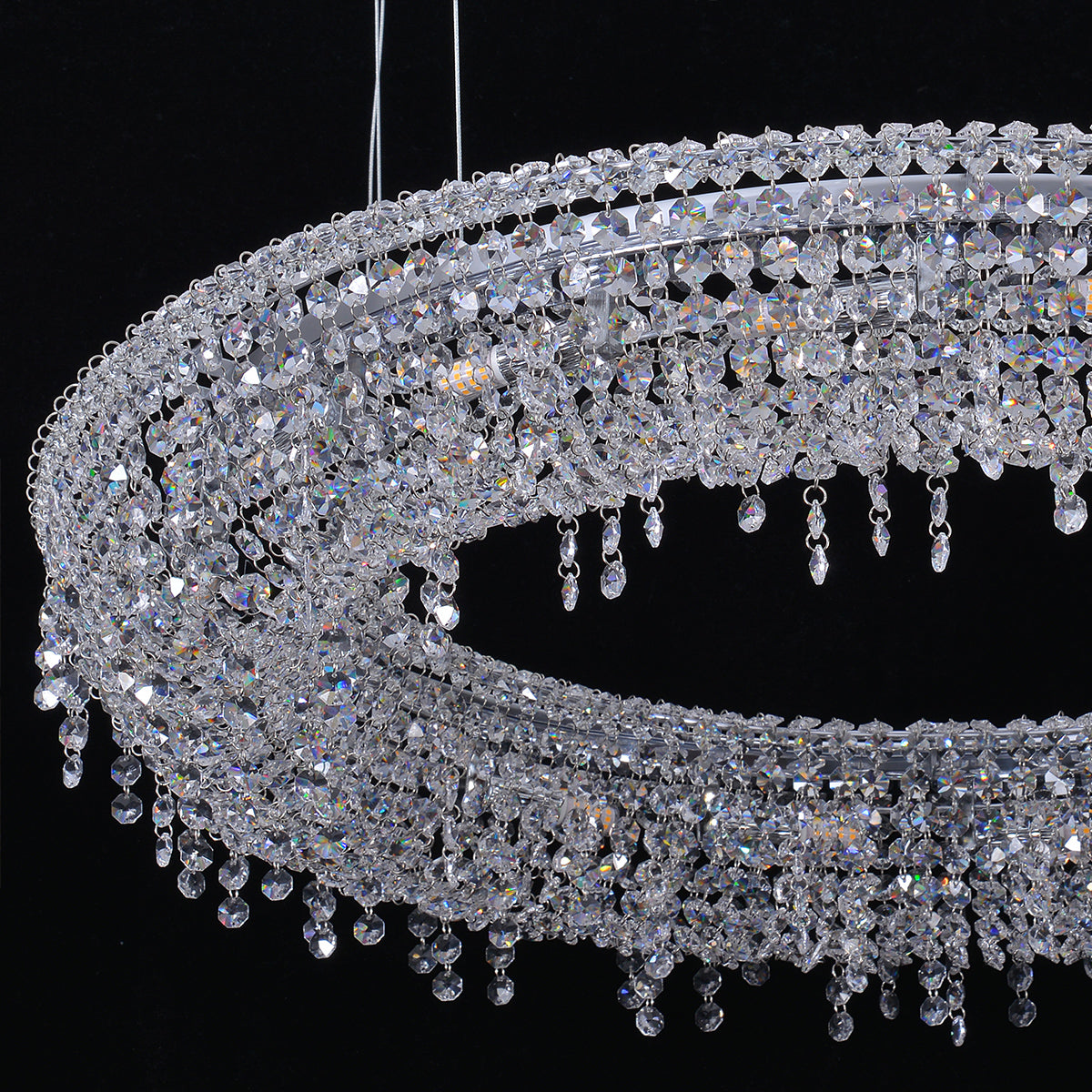 Round Crystal Chandelier