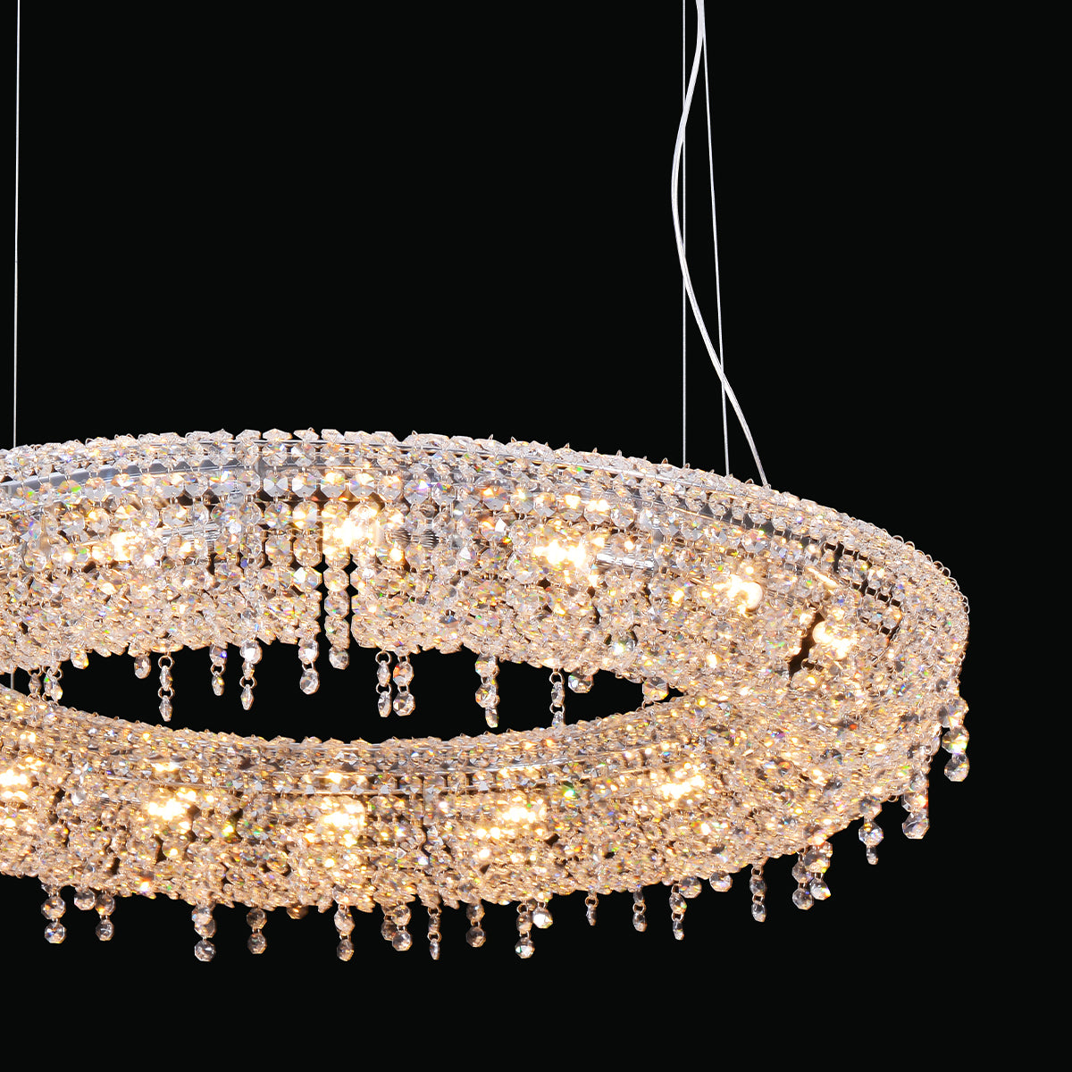 Round Crystal Chandelier
