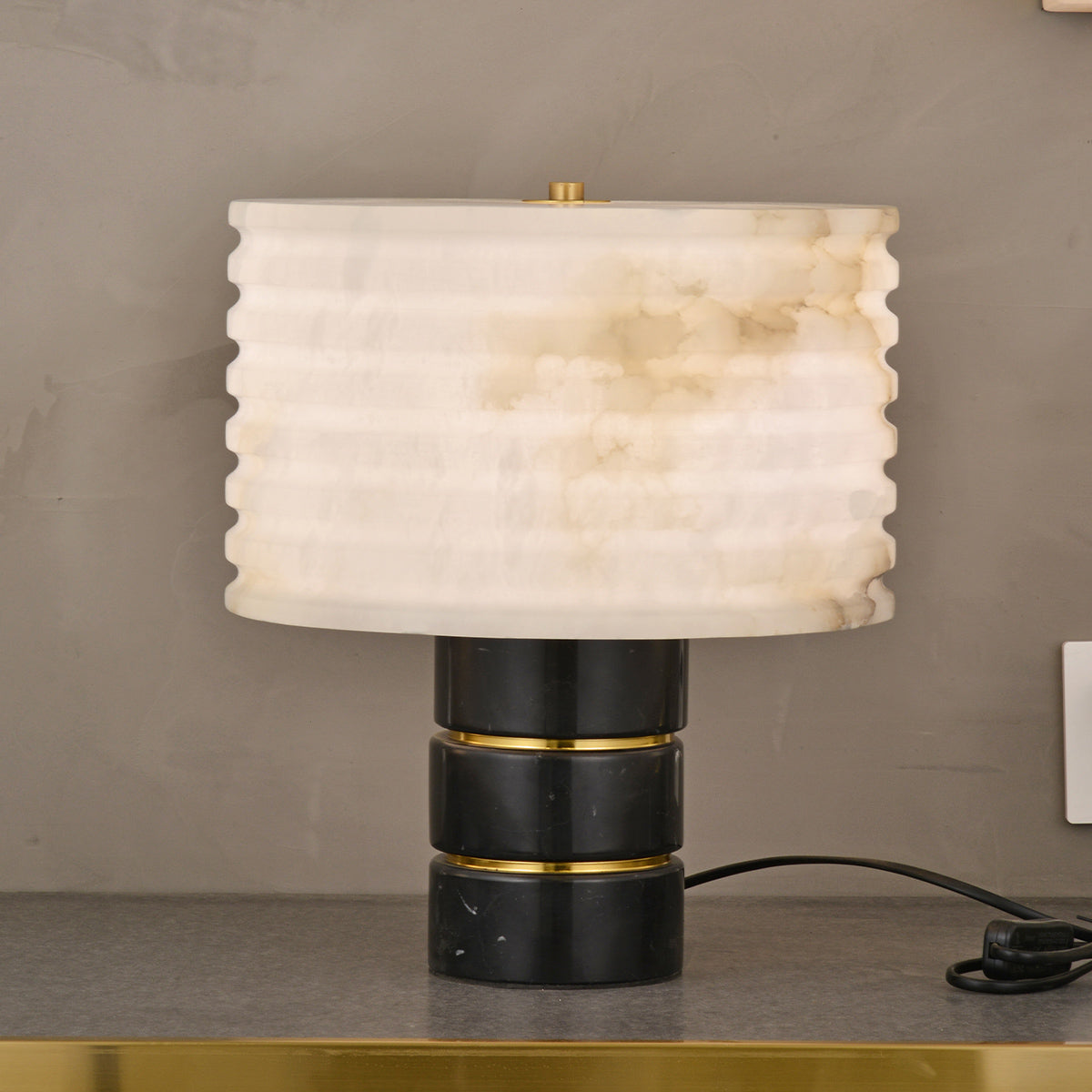 Snowflake Gypsum Table Lamp