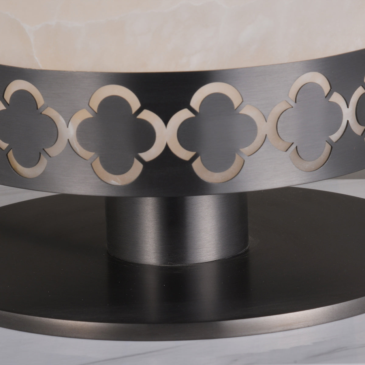Round Marble Table Lamp