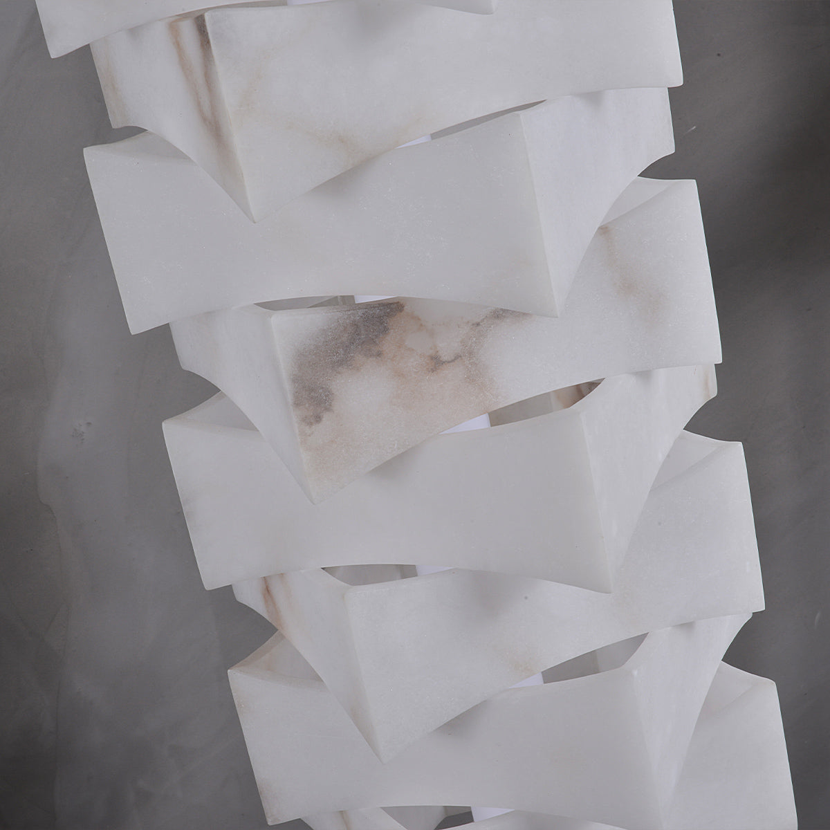 Snowflake Gypsum Stack Floor Lamp