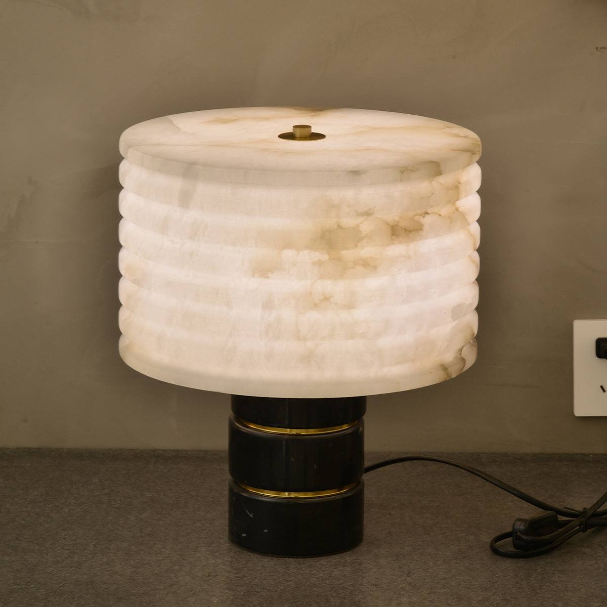Snowflake Gypsum Table Lamp