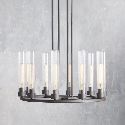 Cand Round Chandelier - Ginkgo Petal