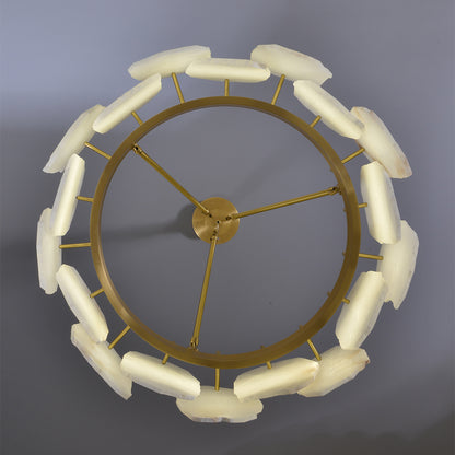 Round Marble Chandelier