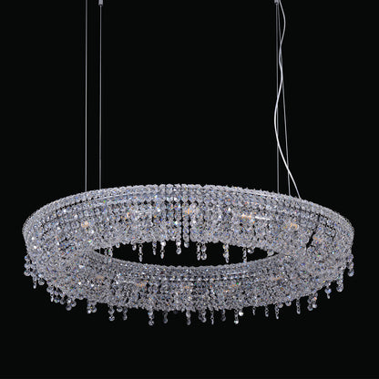 Round Crystal Chandelier