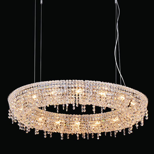 Round Crystal Chandelier