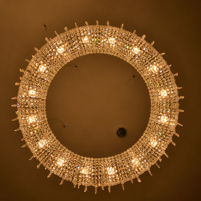 Round Crystal Chandelier